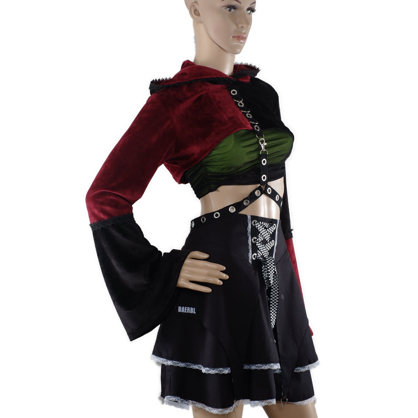 Cat-Ear Velvet Oversized Shrug Größe - XS