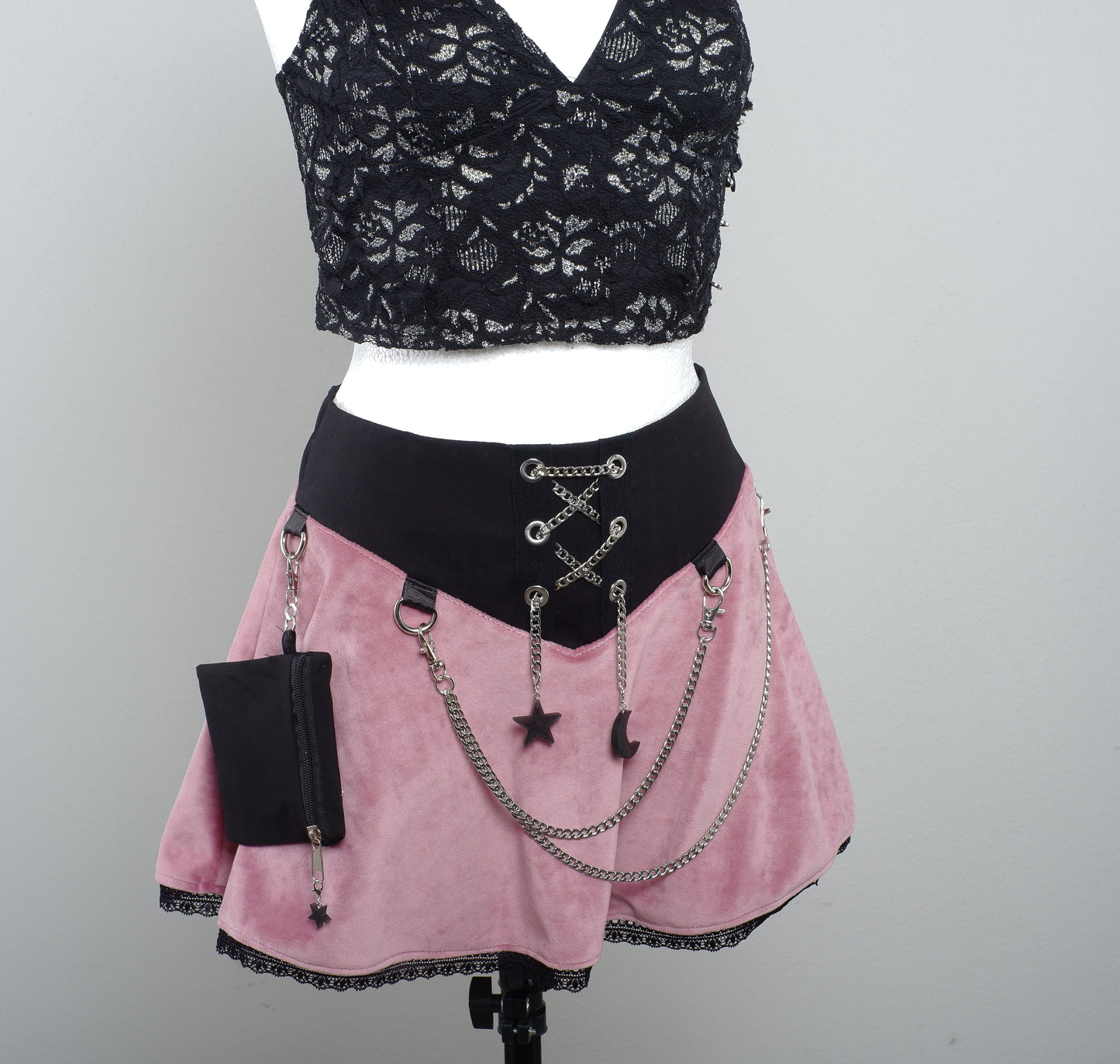 Velvet Skirt Größe 36 Stardust