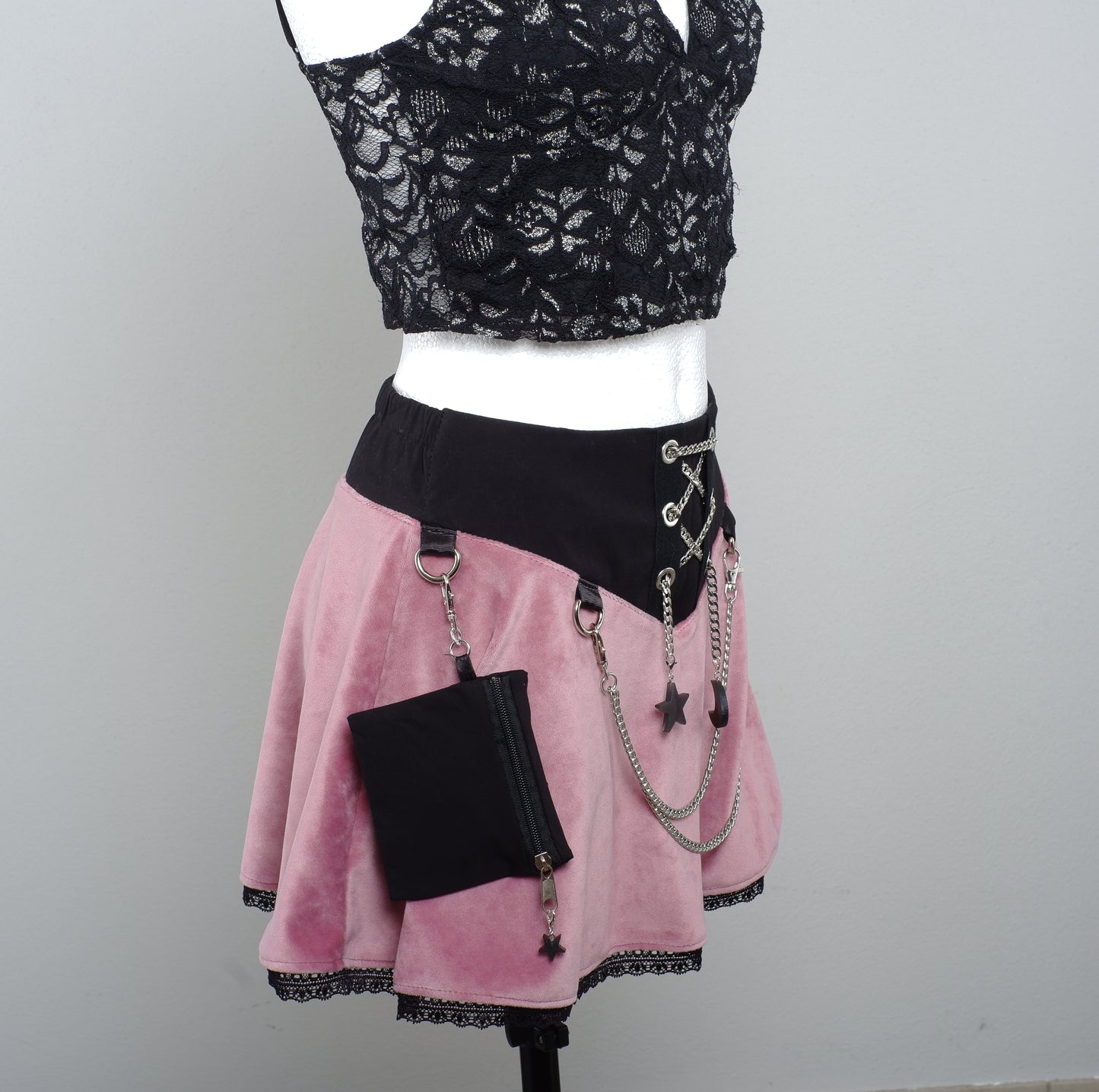 Velvet Skirt Größe 36 Stardust