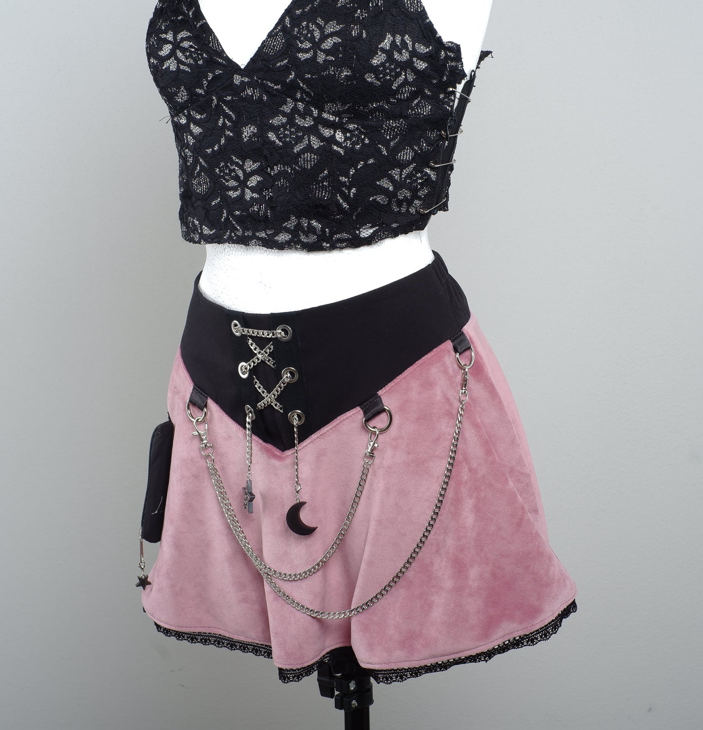 Velvet Skirt Größe 36 Stardust