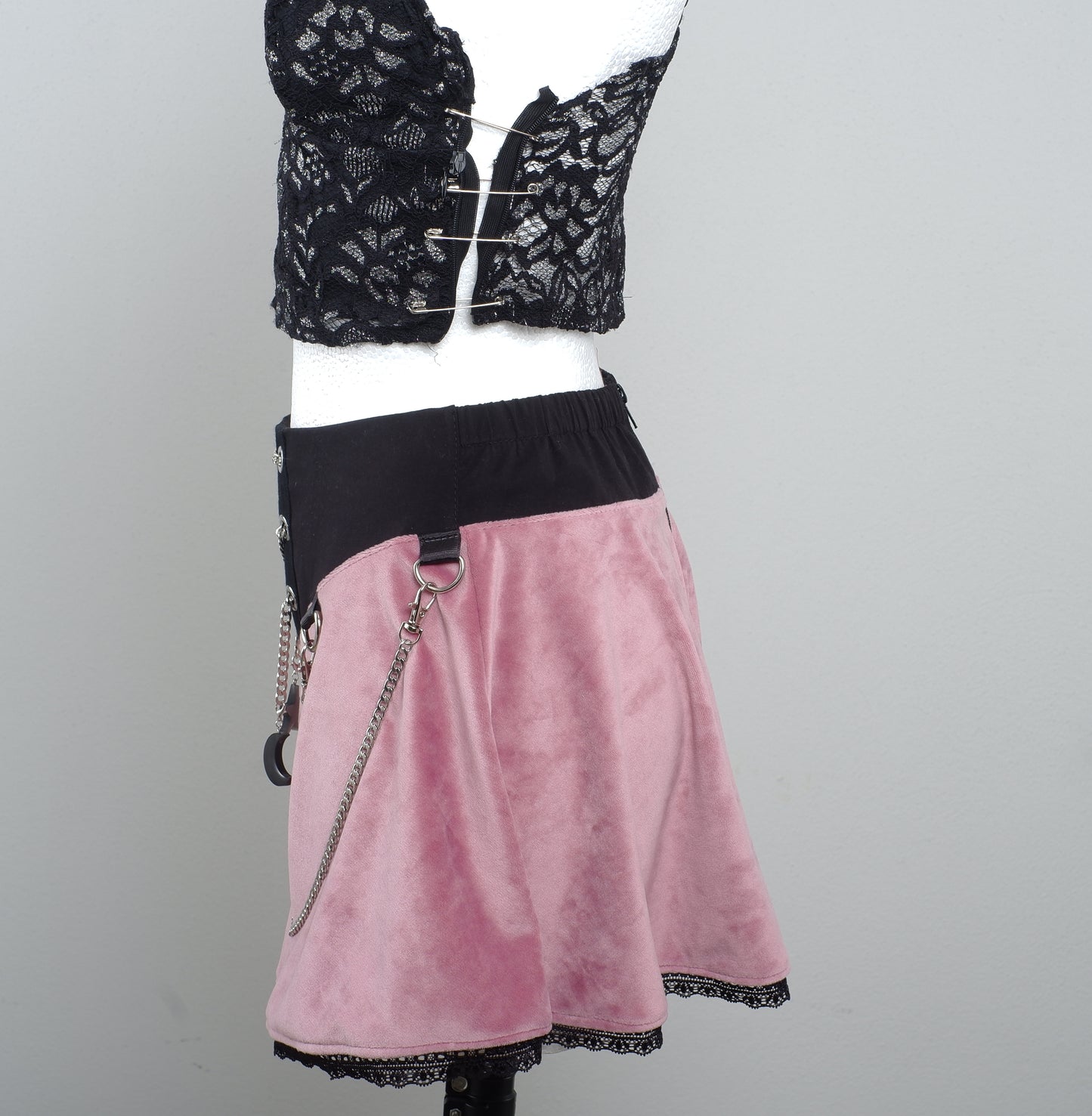 Velvet Skirt Größe 36 Stardust