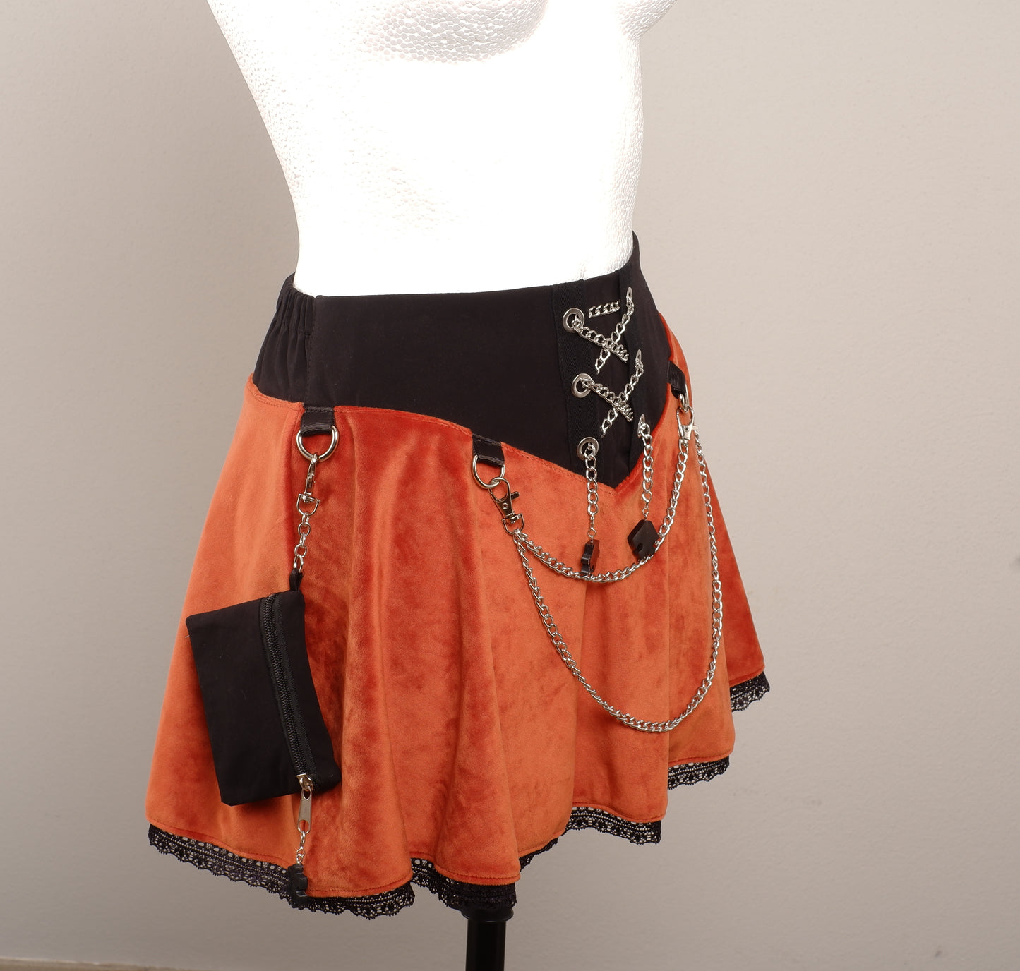 Velvet Skirt Größe 38 Autumn