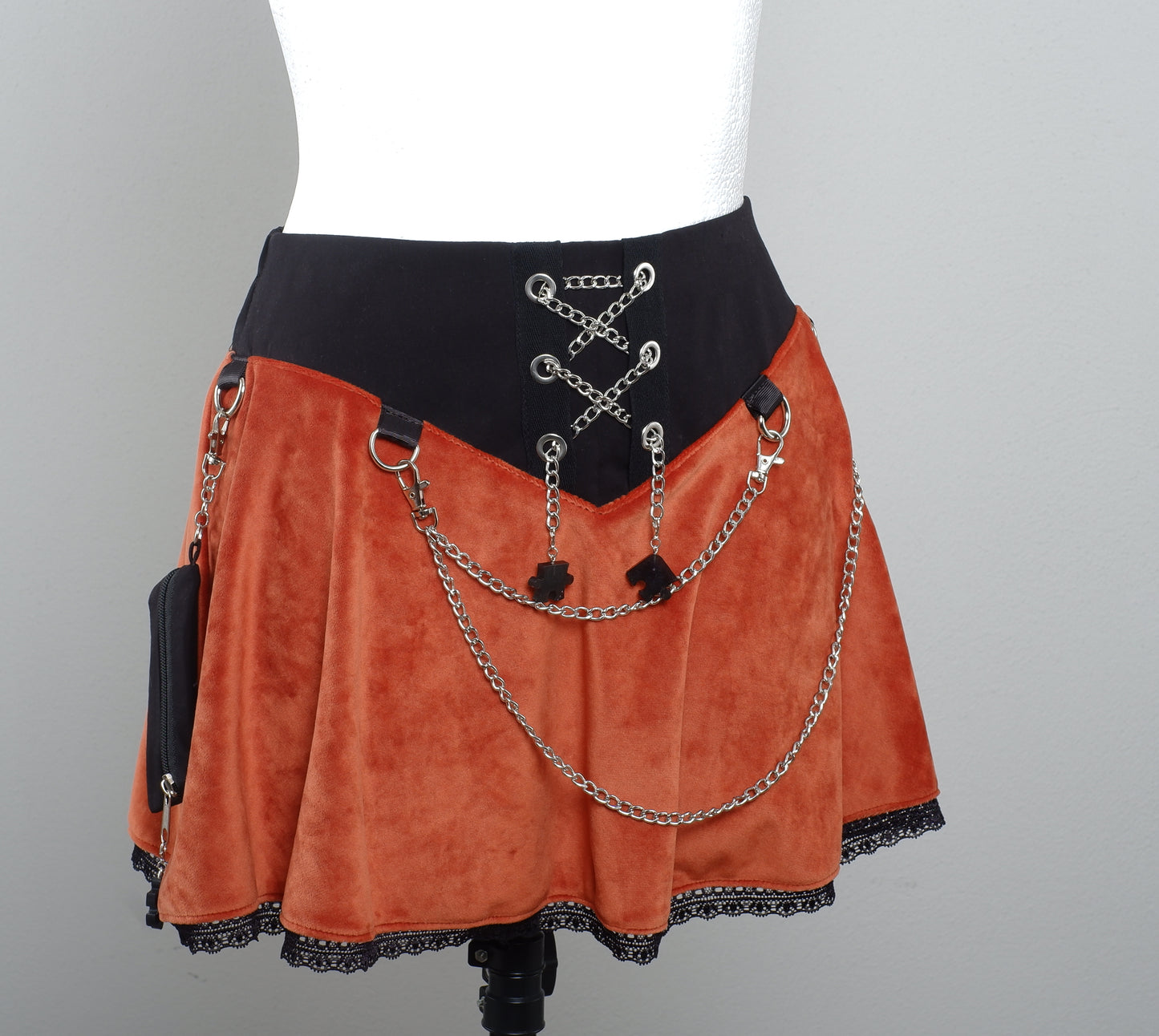 Velvet Skirt Größe 38 Autumn
