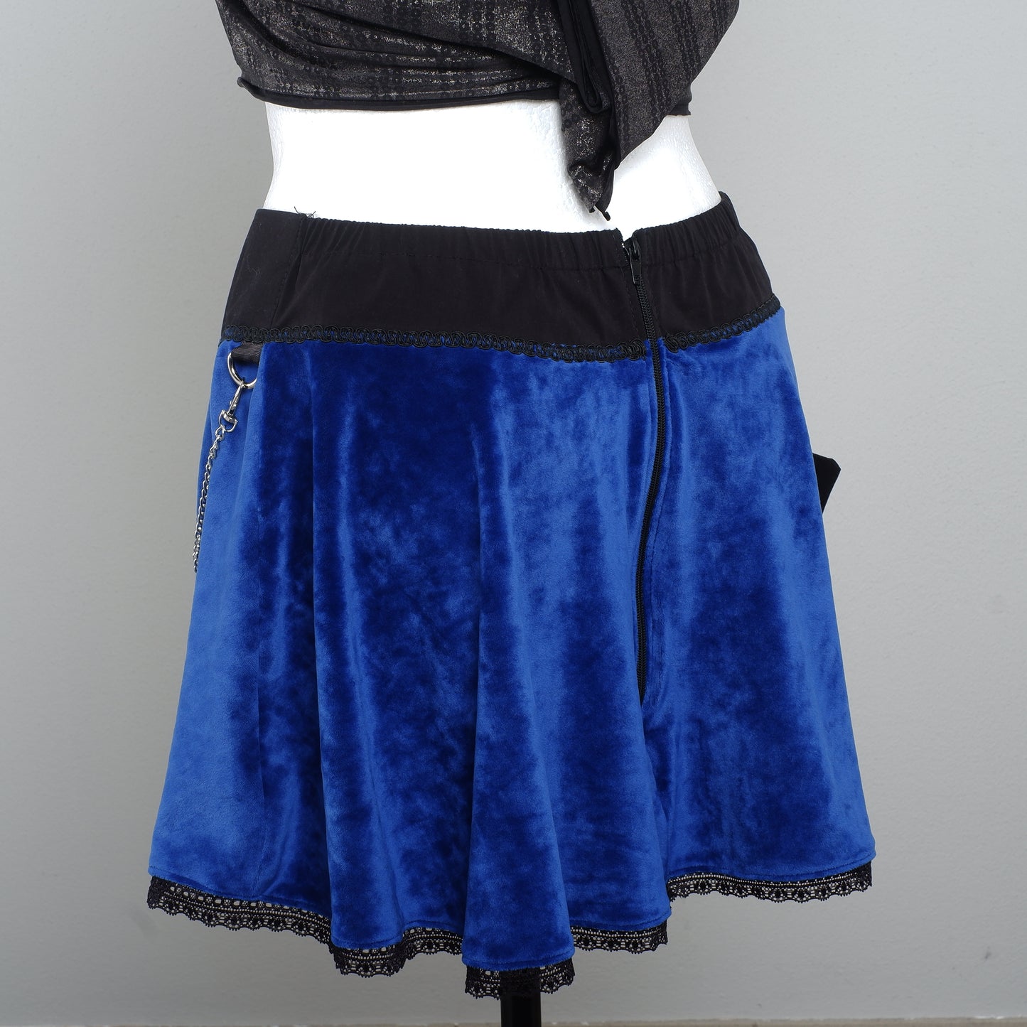 Velvet Skirt Größe 46 Midnight Spell