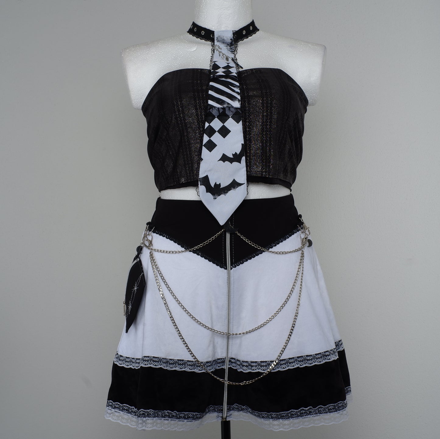 PROTOTYP Velvet Skirt Größe 38 Moon