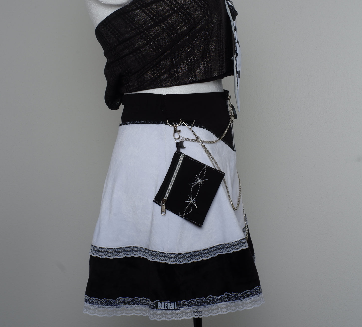 PROTOTYP Velvet Skirt Größe 38 Moon