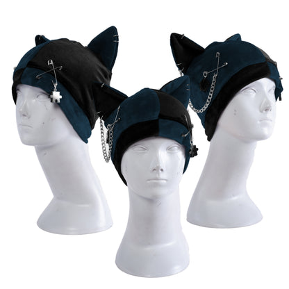 Cat Hat Beanie - Harlekin Cat