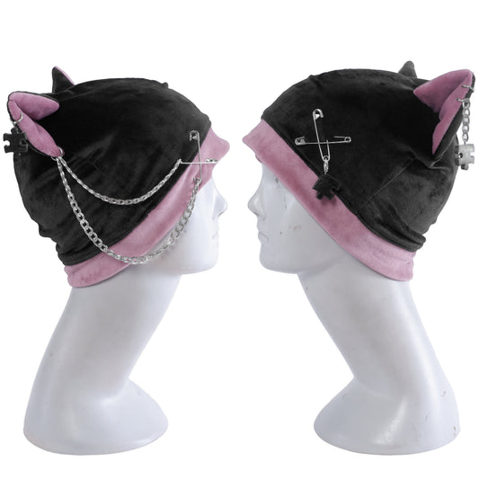 Cat Hat Beanie  - Puzzle Cat
