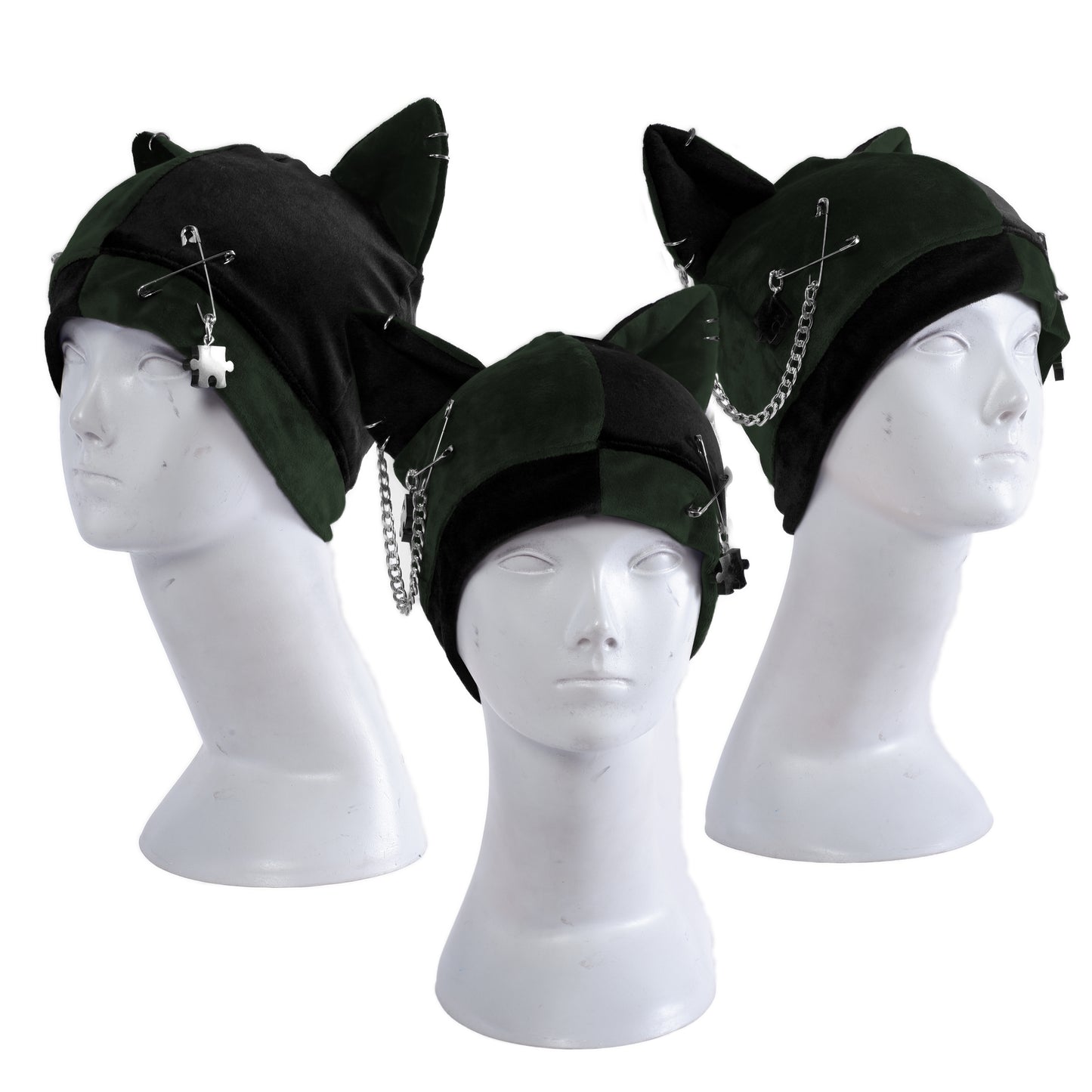 Cat Hat Beanie - Harlekin Cat