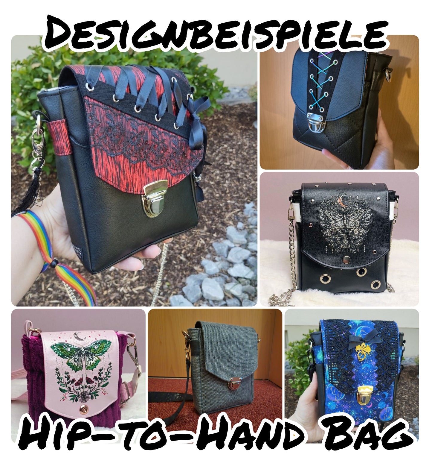 Lizenz Hip-to-hand Bag Schnittmuster Endloslizenz / Unbegrenzt