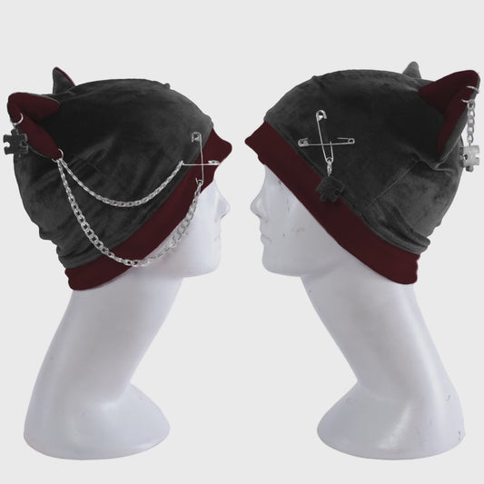 Cat Hat Beanie  - Puzzle Cat