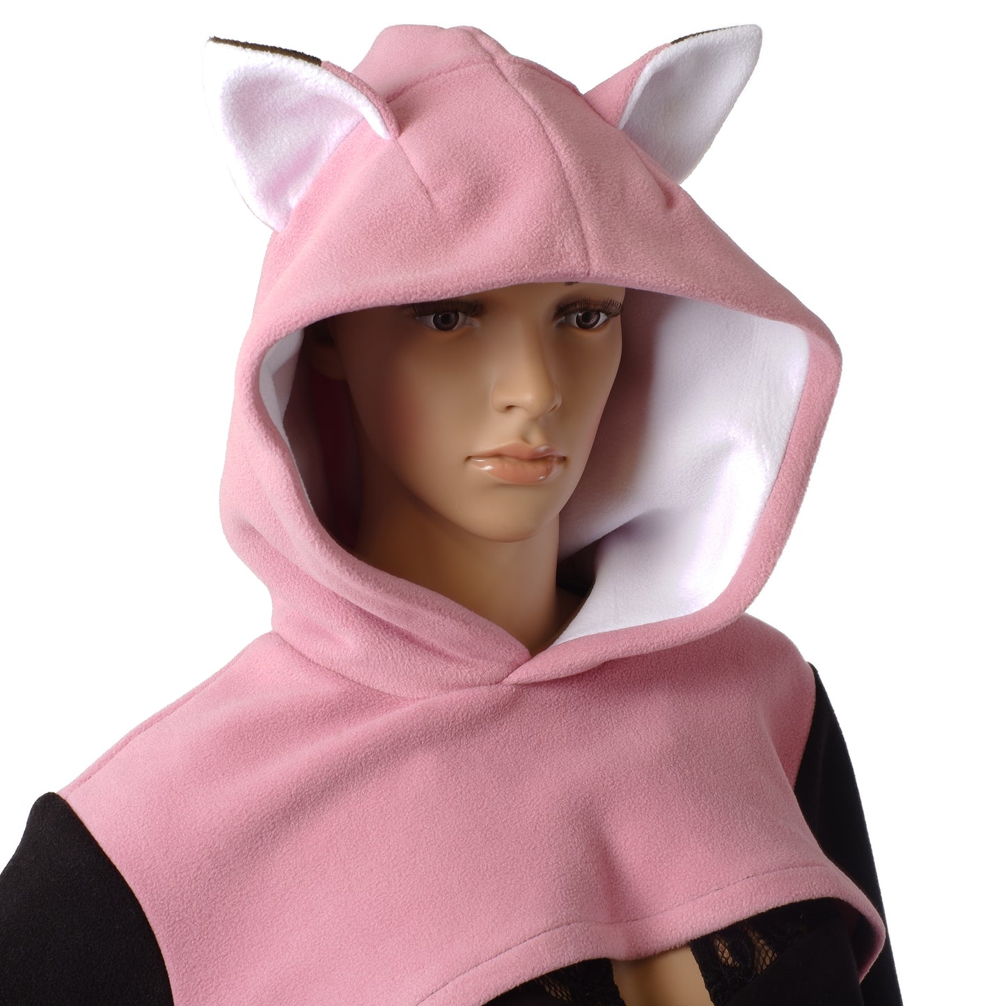 Kapuzenshrug "Fox" Rosa Größe S