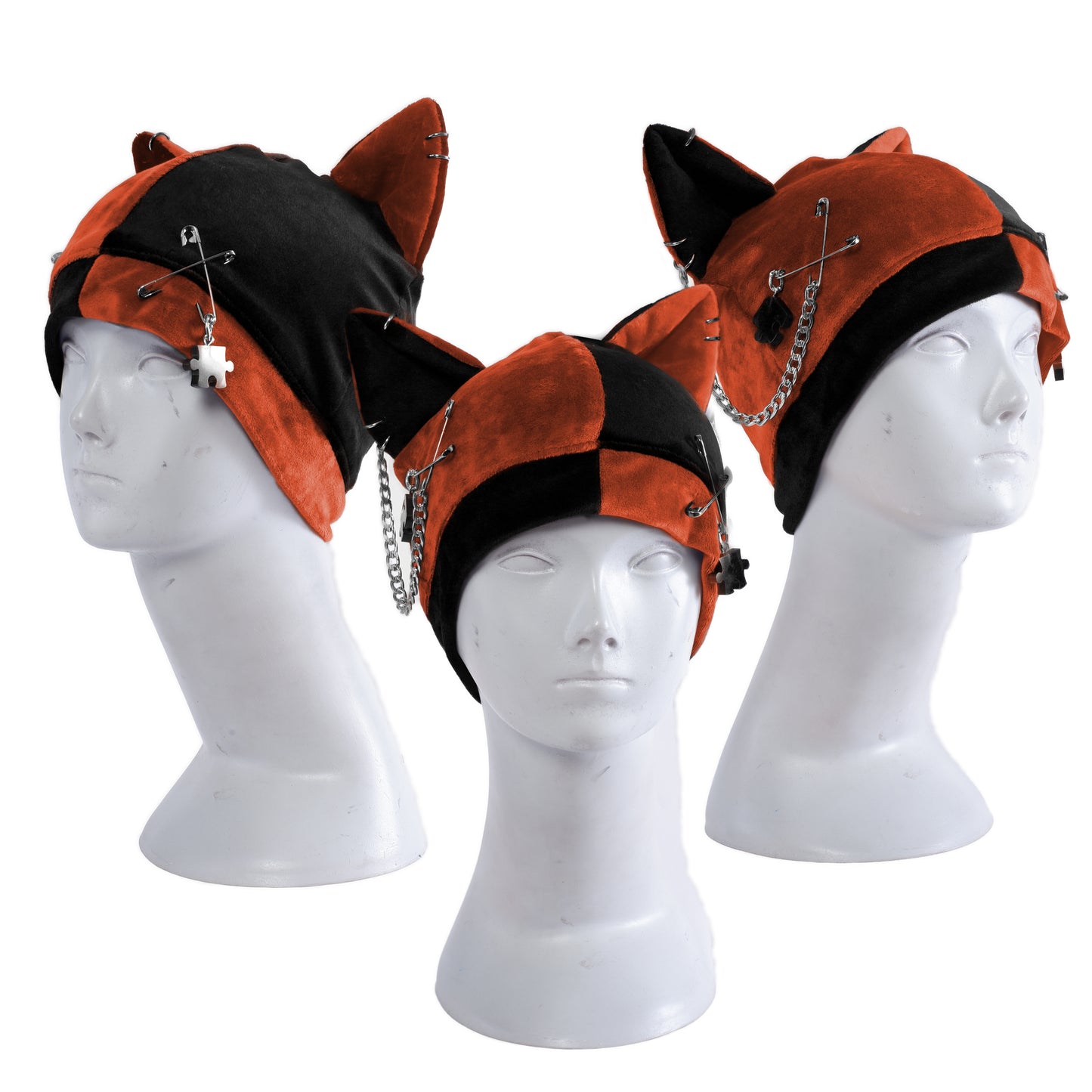 Cat Hat Beanie - Harlekin Cat